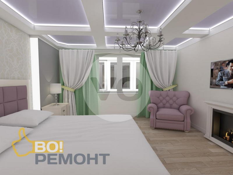 Визуализации спален-102