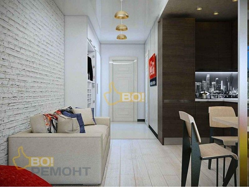 Дизайн квартиры-студии 36,6 м2-102