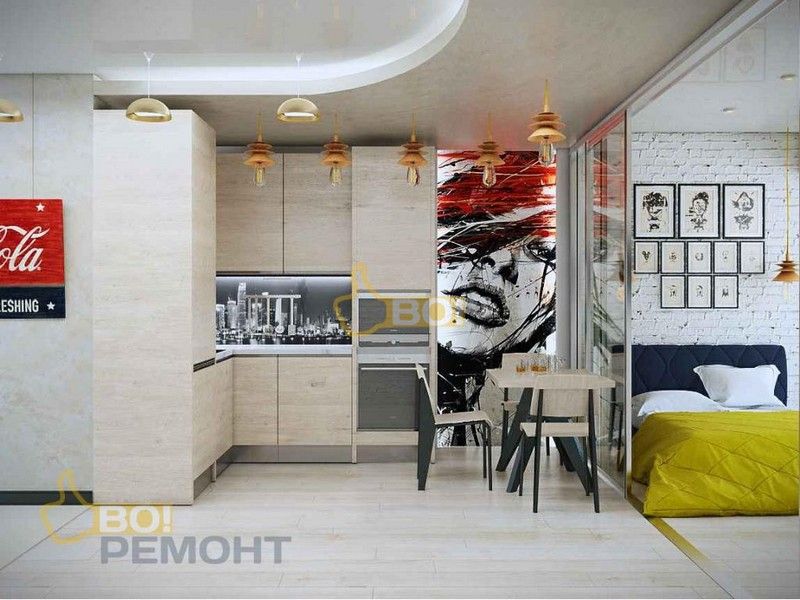 Дизайн квартиры-студии 36,6 м2-102