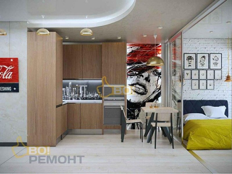 Дизайн квартиры-студии 36,6 м2-102